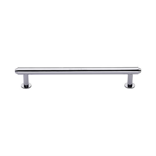 M Marcus Heritage Brass Stepped Design Cabinet Pull with 16mm Rose 160mm Centre to Centre